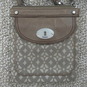 Fossil neutral crossbody bag